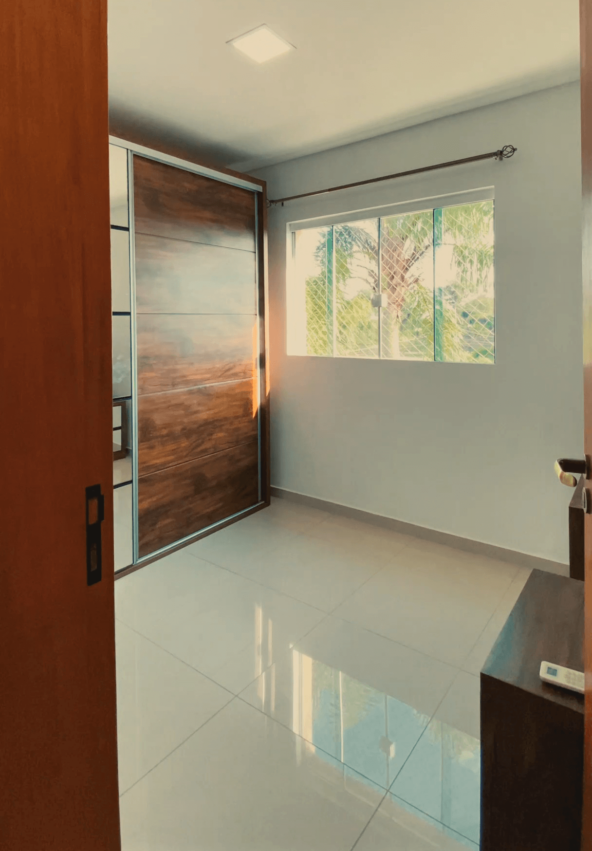 Quarto de casal do apartamento à venda no Eco Nature Residence em Paranaguá